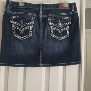 Jeans mini skirt